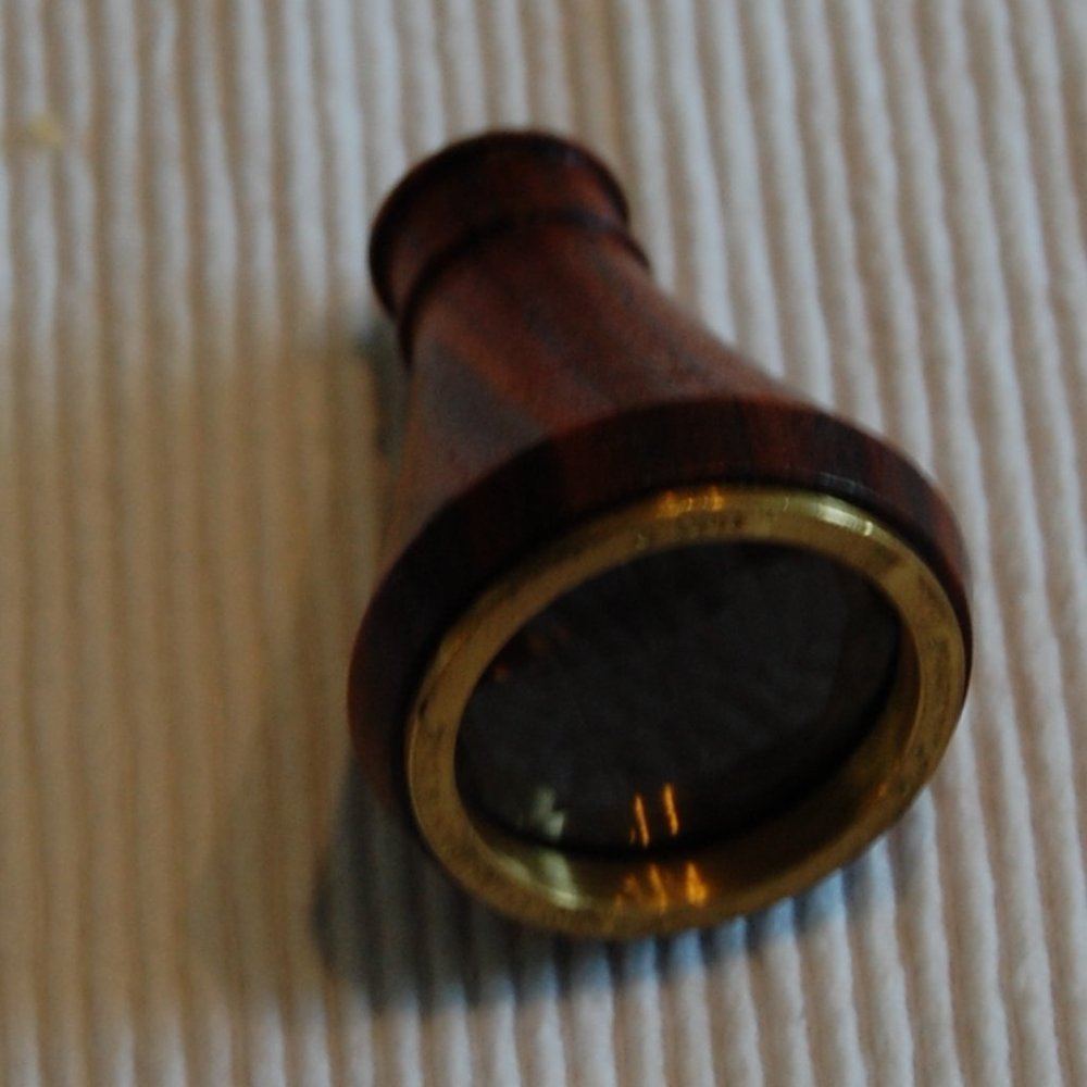 1987 Van Court International Dragonfly Wooden Kaleidoscope Prism in Box - Picture 9 of 16